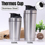 500/750ML Stainless Steel Protein Blender Shaker Cup Bottle Mixed Water Sport - 750ml V528-CUP-750ML-566112