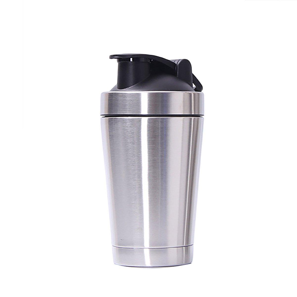 500/750ML Stainless Steel Protein Blender Shaker Cup Bottle Mixed Water Sport - 750ml V528-CUP-750ML-566112