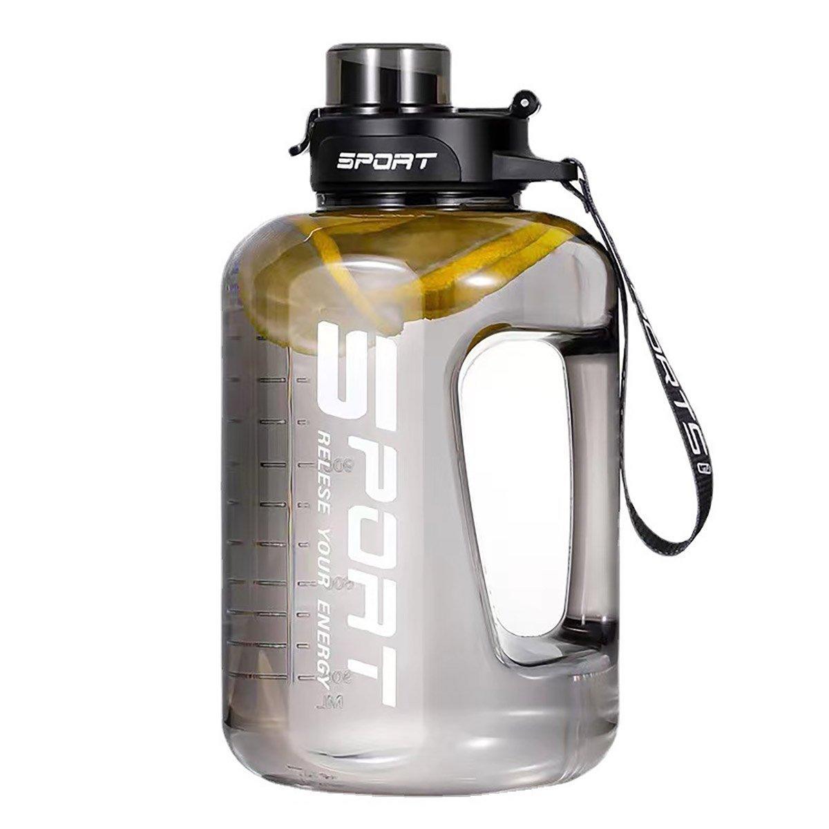 Large Capacity Water Cup Fitness Sports Water Bottle for Gym Outdoor Activities - Black V528-CUP-BLACK-2500ML-491532