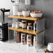 Acrylic Desktop Cup Holder Multi-Purpose Portable Storage Organizer For Home - White V528-CUP-HOLDER-2-WHITE-385325
