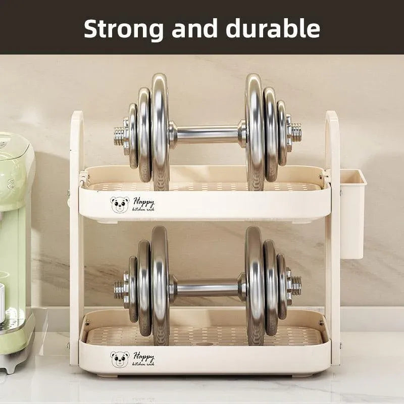 Double Layer Shelf Storage Rack for Water Cups Tea Cups Organizer Kitchen Rack V528-CUP-HOLDER-507488
