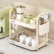 Double Layer Shelf Storage Rack for Water Cups Tea Cups Organizer Kitchen Rack V528-CUP-HOLDER-507488