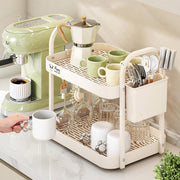 Double Layer Shelf Storage Rack for Water Cups Tea Cups Organizer Kitchen Rack V528-CUP-HOLDER-507488
