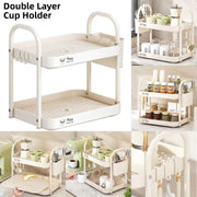 Double Layer Shelf Storage Rack for Water Cups Tea Cups Organizer Kitchen Rack V528-CUP-HOLDER-507488