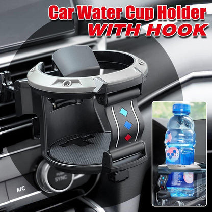 Universal Car Air Vent Cup Holder Beverage for Milk Tea Stand with Hook Bracket V528-CUP-HOLDER-BLACK-GREY-122374