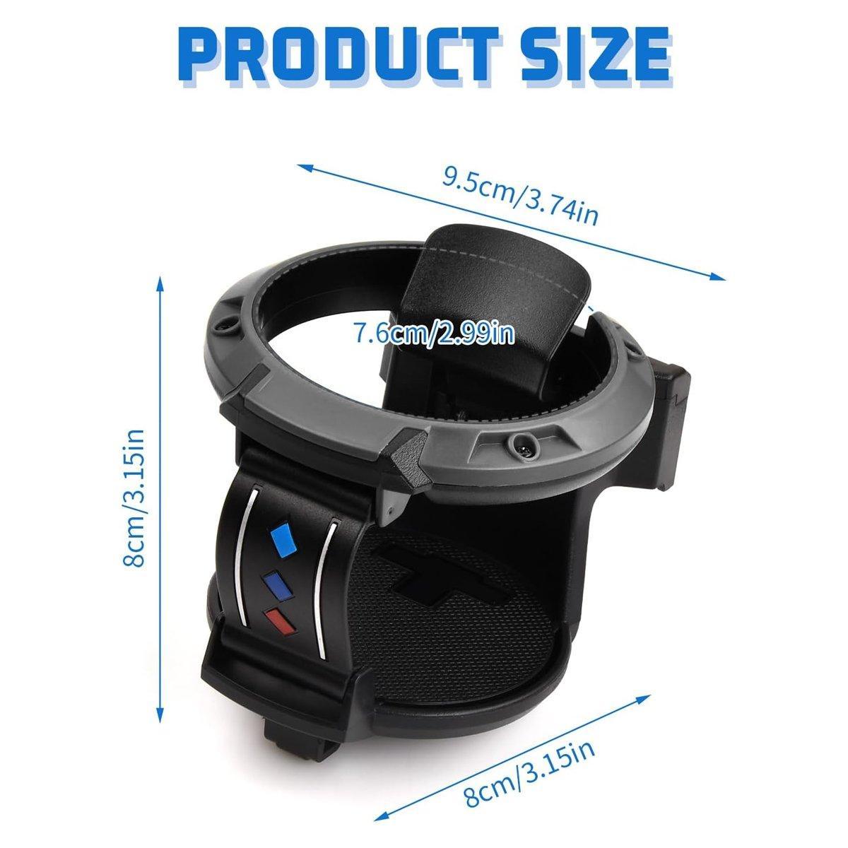 Universal Car Air Vent Cup Holder Beverage for Milk Tea Stand with Hook Bracket V528-CUP-HOLDER-BLACK-GREY-122374