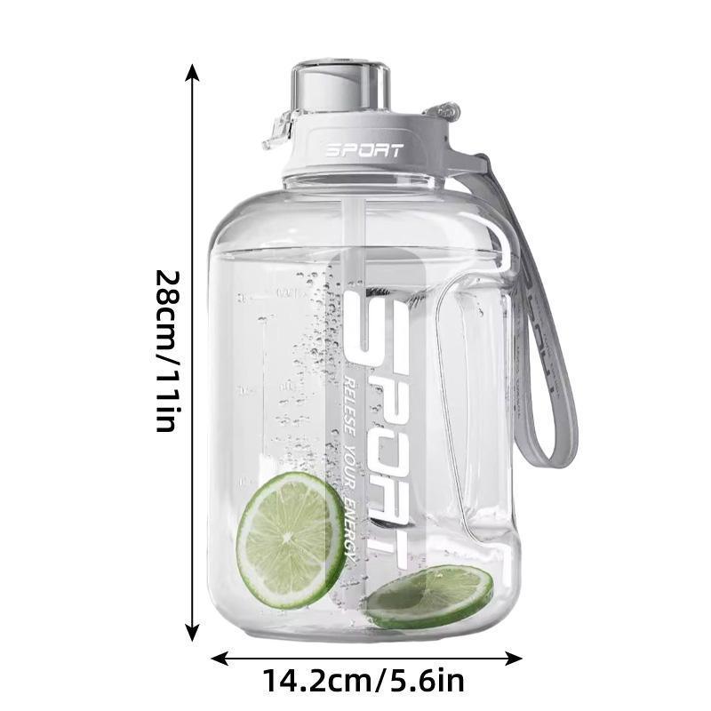 Large Capacity Water Cup Fitness Sports Water Bottle for Gym Outdoor Activities - Pink V528-CUP-PINK-2500ML-510860