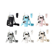 Portable Cup Sleeve Drink Holder Reusable Water Bottle Carrier Travel Bag - Grey V528-CUP-SLEEVE-GREY-906295