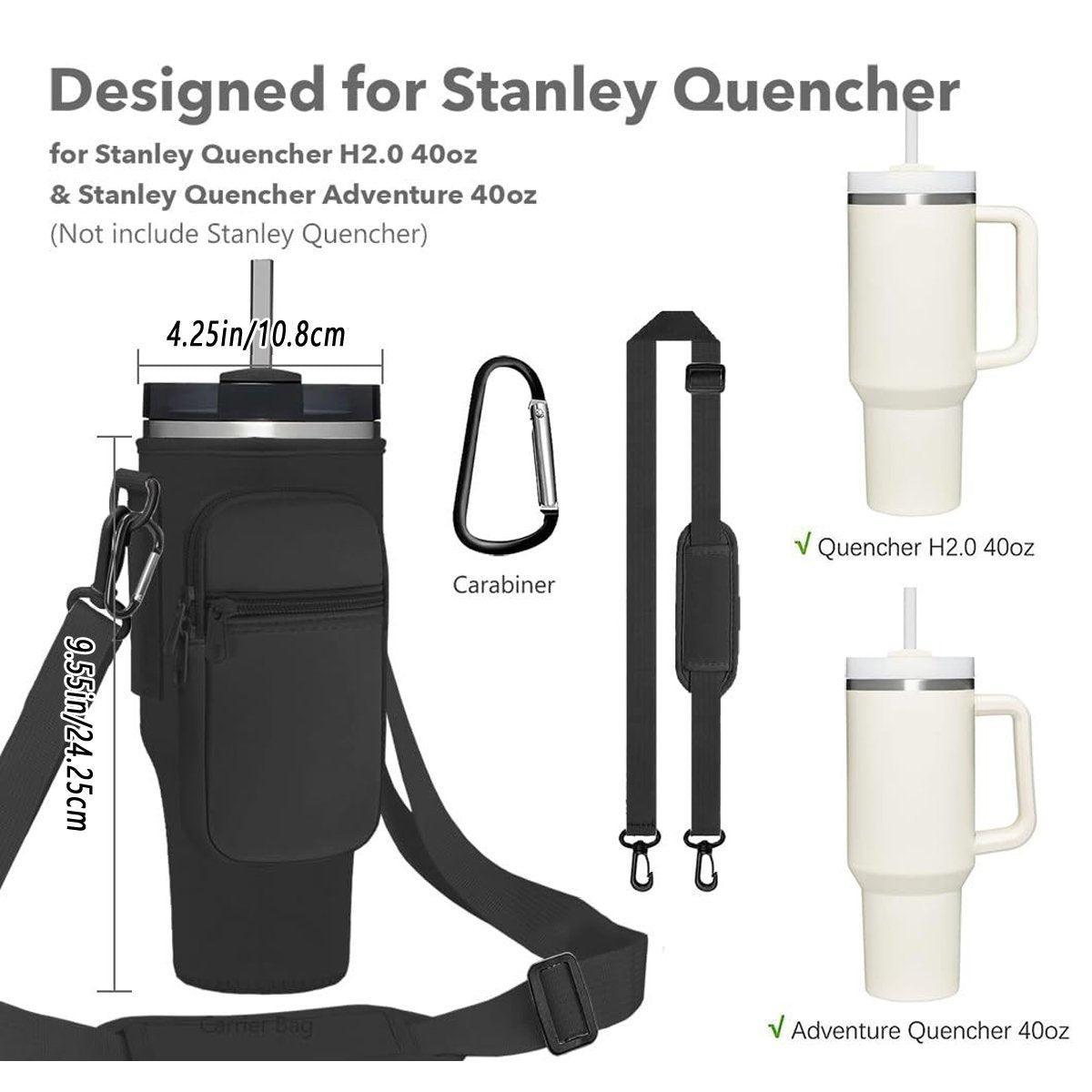 Portable Cup Sleeve Drink Holder Reusable Water Bottle Carrier Travel Bag - White V528-CUP-SLEEVE-WHITE-261530