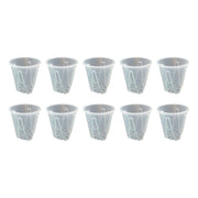 10xClear Plastic Orchid Pots with Holes for Phalaenopsis Root Aeration V528-CUP-TRANSPARENT-10PCS-556970