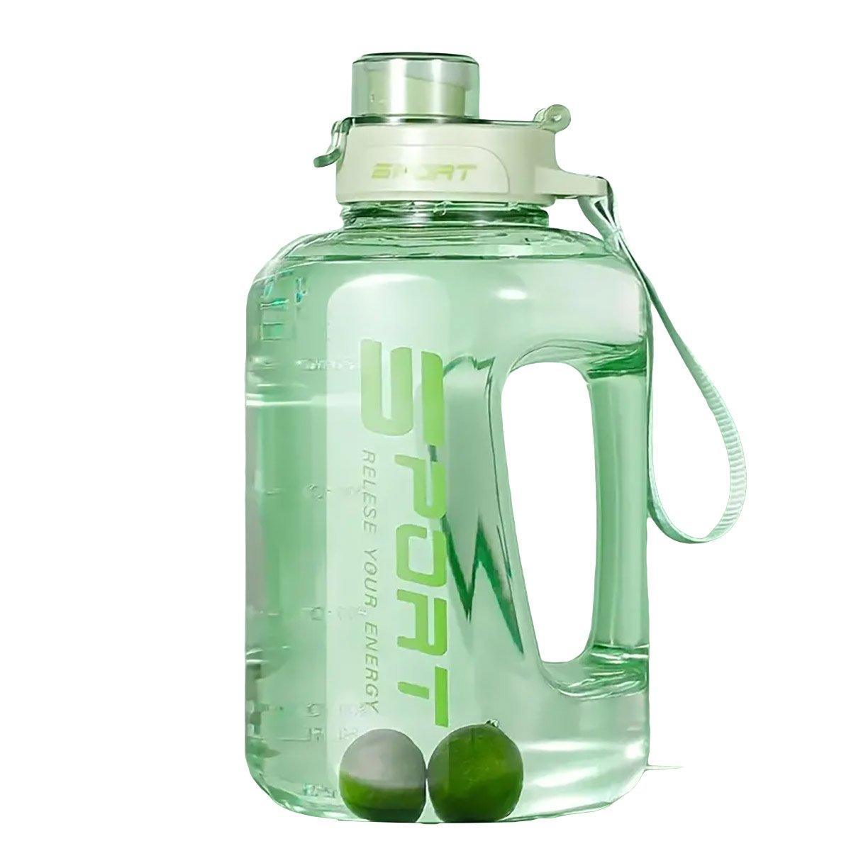 Large Capacity Water Cup Fitness Sports Water Bottle for Gym Outdoor Activities - White V528-CUP-WHITE-2500ML-119745