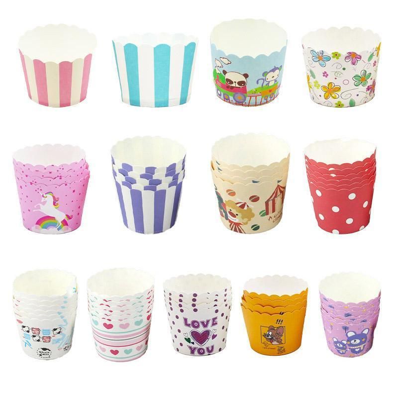 500pcs Colorful Cupcake Muffin Baking Cups Greaseproof Nonstick Paper Liners - Cupcake-500pcs-FTBD V528-CUPCAKE-500PCS-FTBD-433230