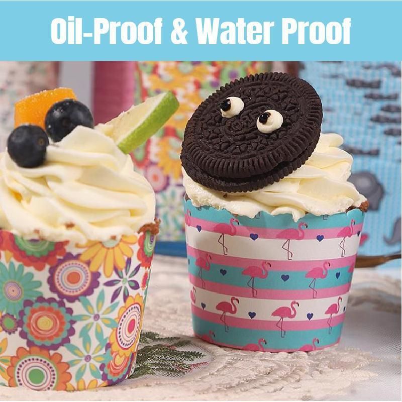 500pcs Colorful Cupcake Muffin Baking Cups Greaseproof Nonstick Paper Liners - Cupcake-500pcs-LSFTN V528-CUPCAKE-500PCS-LSFTN-985265