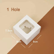 Cupcake Box Cases 1/2/4/8/12 Holes Window Face Cases Party Wedding Muffin Baking - 2 Holes 25PCS V528-CUPCAKE2HOLE25PCS