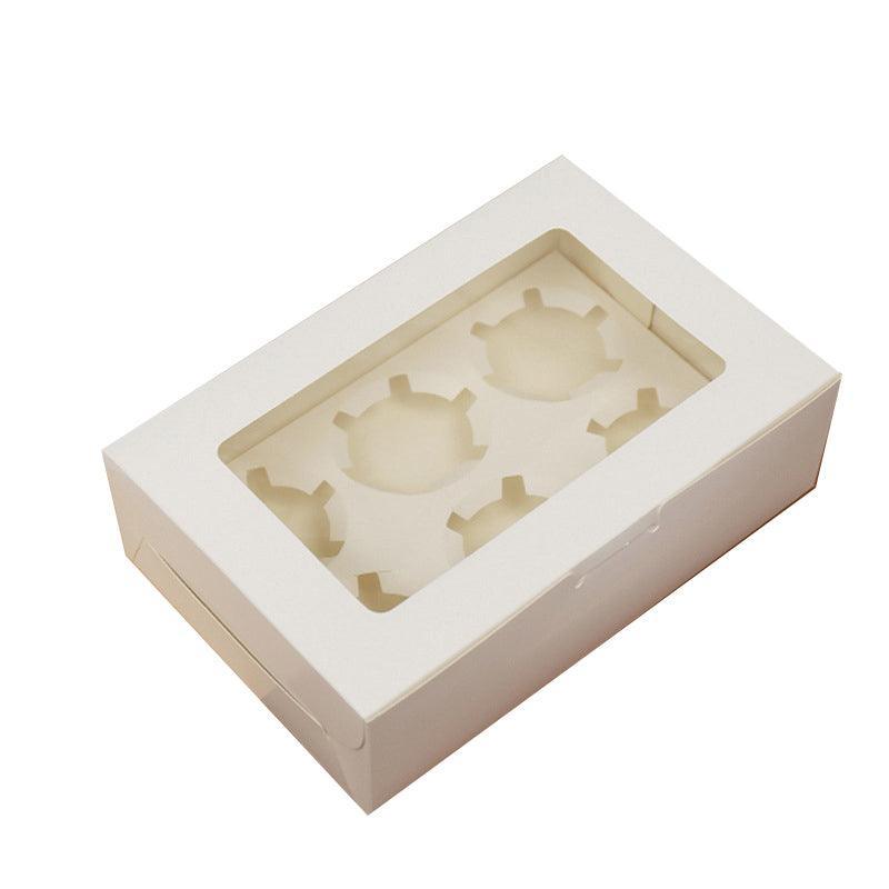 Cupcake Box Cases 1/2/4/8/12 Holes Window Face Cases Party Wedding Muffin Baking - 2 Holes 25PCS V528-CUPCAKE2HOLE25PCS
