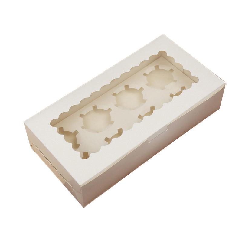 Cupcake Box Cases 1/2/4/8/12 Holes Window Face Cases Party Wedding Muffin Baking - 2 Holes 25PCS V528-CUPCAKE2HOLE25PCS