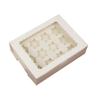 Cupcake Box Cases 1/2/4/8/12 Holes Window Face Cases Party Wedding Muffin Baking - 2 Holes 25PCS V528-CUPCAKE2HOLE25PCS