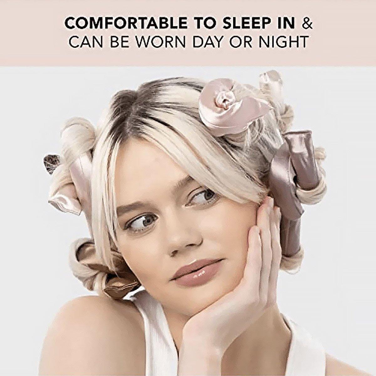 6Colours Heatless Curling Rod Foam Set Lazy Overnight Hair Rollers Big Waves Tool - Colourful V528-CURLS-COLOUR-855558