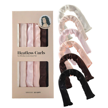 6Colours Heatless Curling Rod Foam Set Lazy Overnight Hair Rollers Big Waves Tool - Colourful V528-CURLS-COLOUR-855558