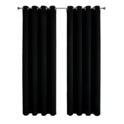 2pcs Semi Blackout Curtain Fabric Solid Colour Home Decor Drapes for Living Room - Red - 132x160cm V528-CURTAIN-2PCS-132X160-RED-494080