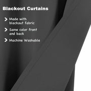 2pcs Semi Blackout Curtain Fabric Solid Colour Home Decor Drapes for Living Room - Red - 132x160cm V528-CURTAIN-2PCS-132X160-RED-494080