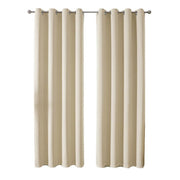 2pcs Semi Blackout Curtain Fabric Solid Colour Home Decor Drapes for Living Room - Red - 132x160cm V528-CURTAIN-2PCS-132X160-RED-494080