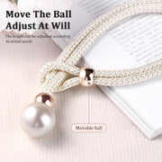 Curtain Tiebacks Pearl Strap Set 3 Pairs Decorative Buckle Holder Rings Hooks - Blue V528-CURTAIN-TIE-BLUE-3PAIR-796124
