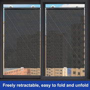 Car Window Sun Shade Retractable Side Visor Shield Cover Roll Curtain For Auto Use - 40x125cm