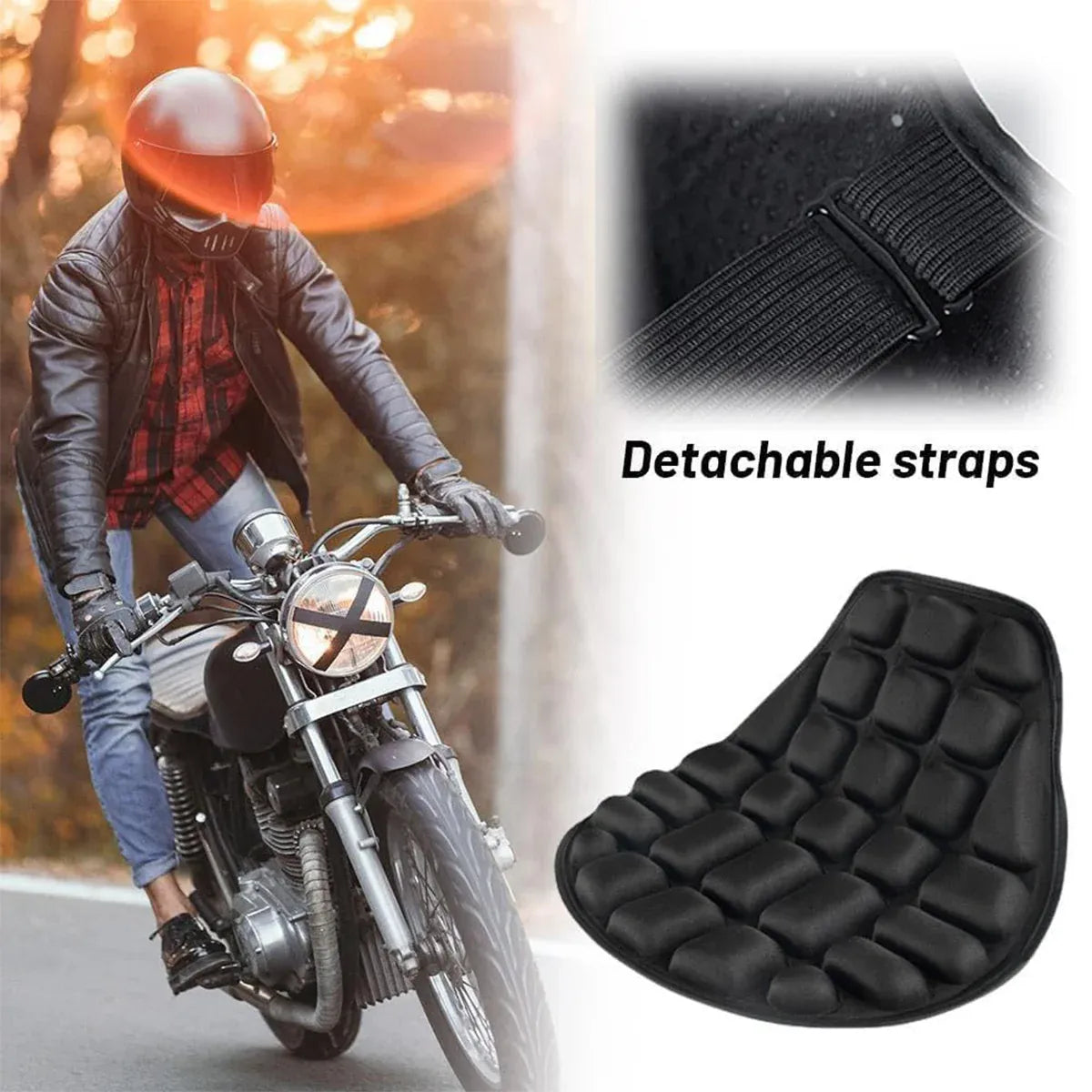 Waterproof Car Motorcycle Seat Cover Thickened Cushion Sun Protection Mat Pad V528-CUSHION-939325