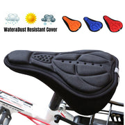 Thick Silicone Bike Seat Cover Comfort Gel Cycling Bicycle Saddle Cushion Pad - Set of 4 Colours V528-CUSHION-COVER-4PCS-657847