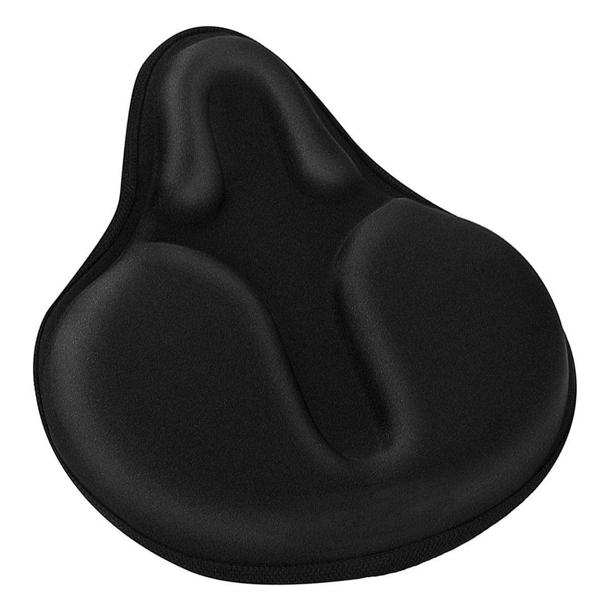 Soft Silicone Bicycle Seat Cover Comfortable Mountain Bike Cushion Thickened V528-CUSHION-COVER-BLACK-916938