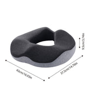 Memory Foam Seat Cushion Breathable Comfort Pad for Office Chair V528-CUSHION-GREY-474492