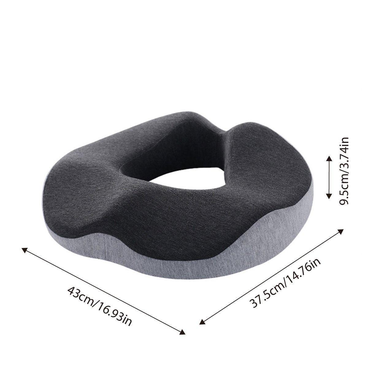 Memory Foam Seat Cushion Breathable Comfort Pad for Office Chair V528-CUSHION-GREY-474492