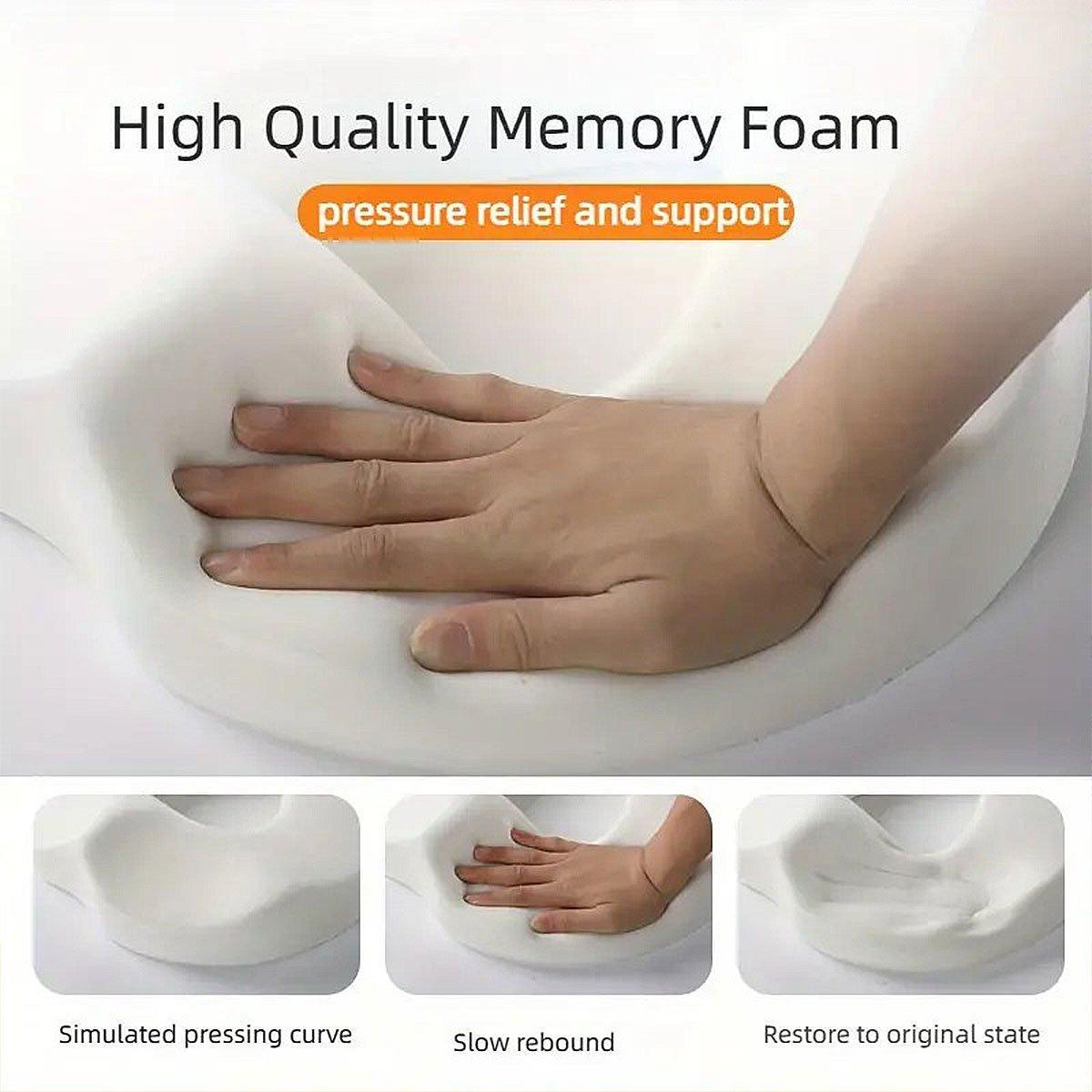 Memory Foam Seat Cushion Breathable Comfort Pad for Office Chair V528-CUSHION-GREY-474492