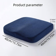 Square Seat Cushion Office Car Chair Cushion Comfort Support for Long Sitting V528-CUSHION-NAVY-BLUE-482089