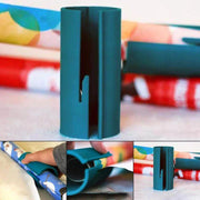 3PCS Sliding Wrapping Paper Cutter Christmas Gift Roll Cutting Tool V528-CUT-GREEN3PCS-501121