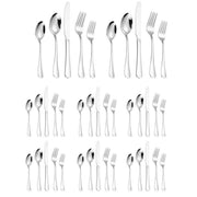20/40pcs Stainless Steel Cutlery Set Knife Fork Spoon Western Hotel Tableware - Golden-40pcs V528-CUTLERY-GOLDEN-40PCS-668625