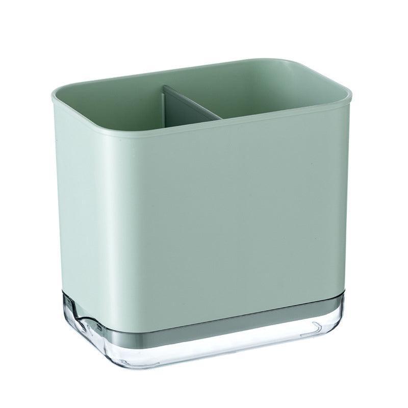 Cutlery Drainer Basket Multifunctional Storage Holder Box Spoon Drain Rack - Blue V528-CUTLERYDRAINER-BLUE-572371