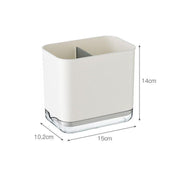 Cutlery Drainer Basket Multifunctional Storage Holder Box Spoon Drain Rack - Grey V528-CUTLERYDRAINER-GREY-339584