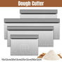 Stainless Steel Dough Cutter Knife Measurement Scraper Pastry Baking Tool - 15cm V528-CUTTER-15CM-349645