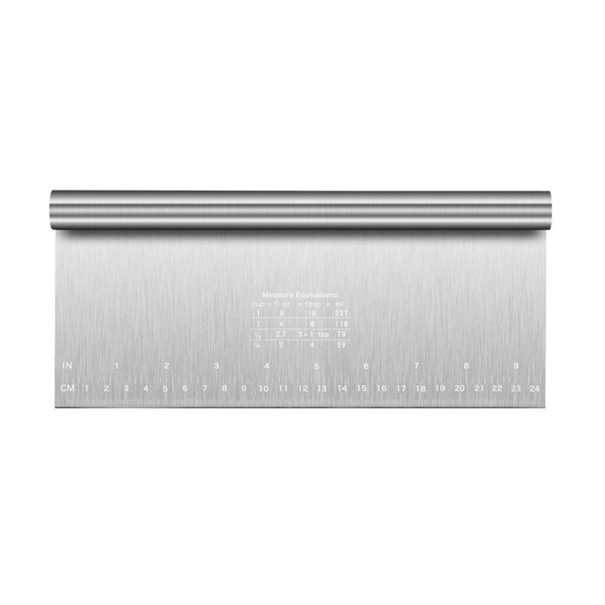 Stainless Steel Dough Cutter Knife Measurement Scraper Pastry Baking Tool - 20cm V528-CUTTER-20CM-460542