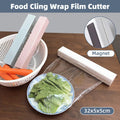 Plastic Food Wrap Dispenser Cutter Foil Cling Film Storage Holder Box Kitchen - Green V528-CUTTER-GREEN-110970