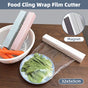 Plastic Food Wrap Dispenser Cutter Foil Cling Film Storage Holder Box Kitchen - Green V528-CUTTER-GREEN-110970