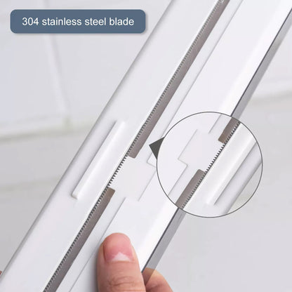 Plastic Food Wrap Dispenser Cutter Foil Cling Film Storage Holder Box Kitchen - Green V528-CUTTER-GREEN-110970