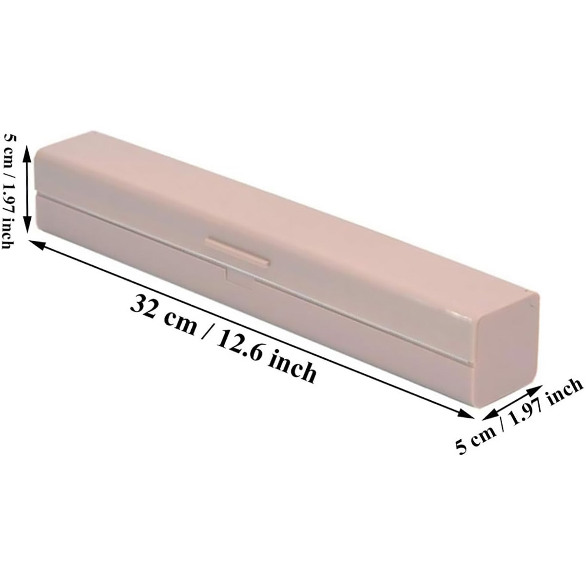 Plastic Food Wrap Dispenser Cutter Foil Cling Film Storage Holder Box Kitchen - White V528-CUTTER-WHITE-538467