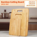 Household Cutting Board Set 3PCS Square Wooden Kitchen Chopping Boards For Food V528-CUTTING-3PCS-641049