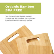 Household Cutting Board Set 3PCS Square Wooden Kitchen Chopping Boards For Food V528-CUTTING-3PCS-641049