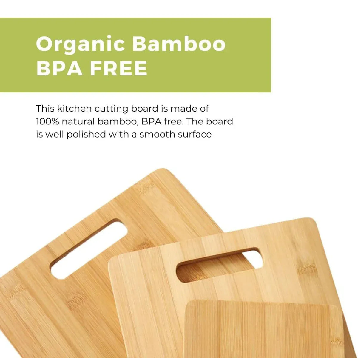 Household Cutting Board Set 3PCS Square Wooden Kitchen Chopping Boards For Food V528-CUTTING-3PCS-641049