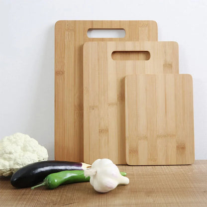Household Cutting Board Set 3PCS Square Wooden Kitchen Chopping Boards For Food V528-CUTTING-3PCS-641049