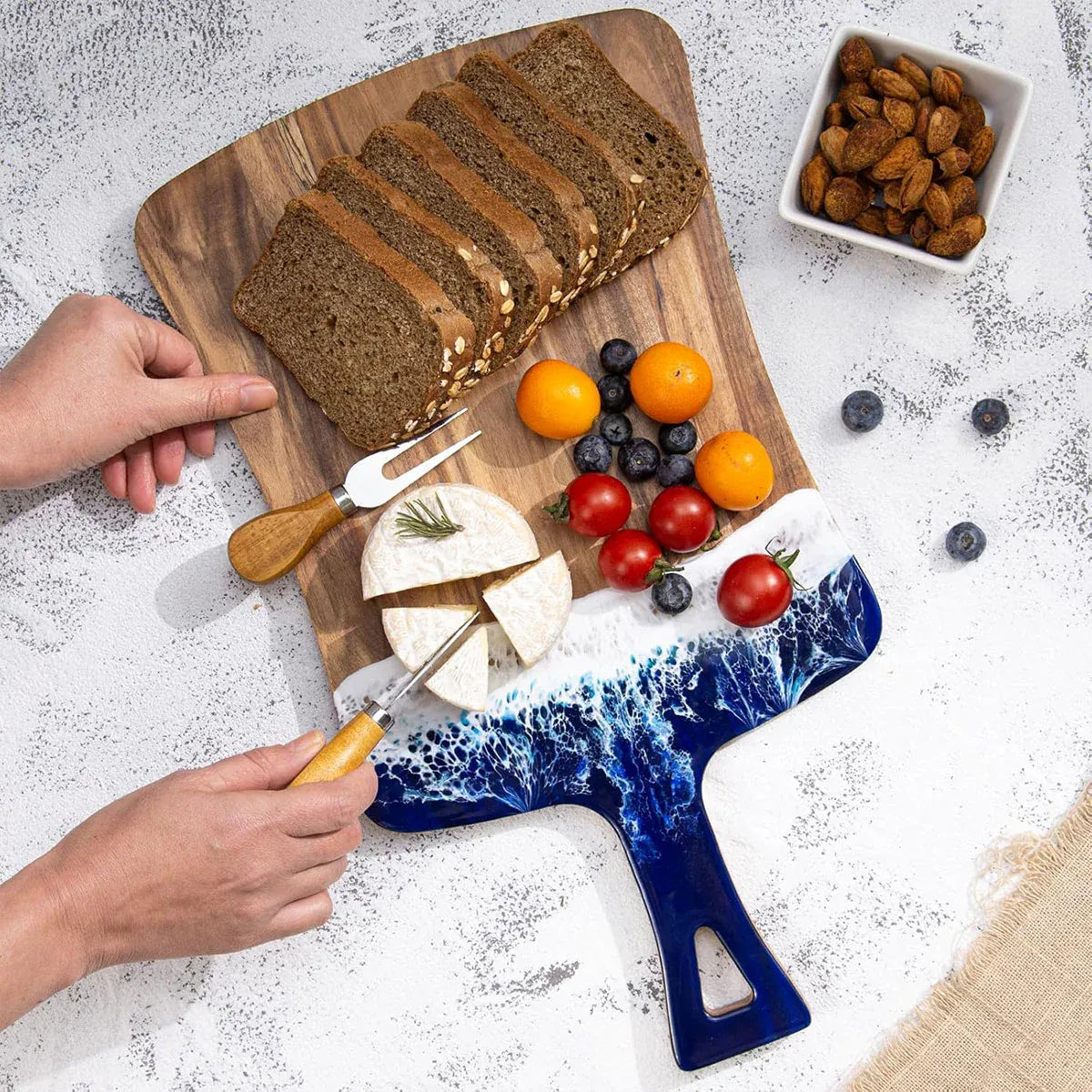 Wave Cutting Board Non Slip Chopping Board Kitchen Household Cutting Board V528-CUTTING-BOARD-C-L-745892